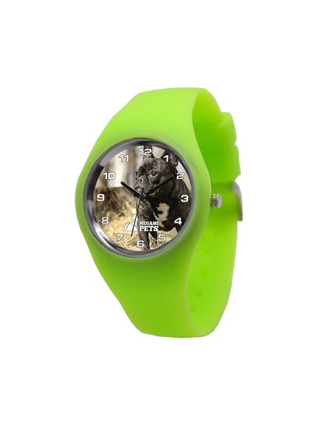 Reloj Deportivo Verde Bulldog Frances