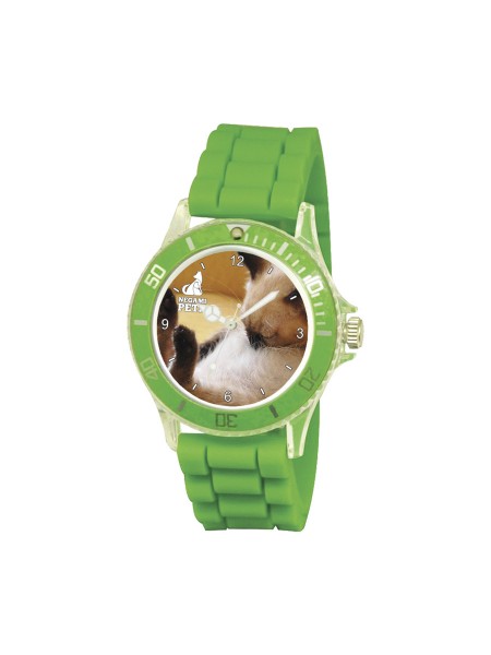 Reloj Casual Verde Gato Dormilón