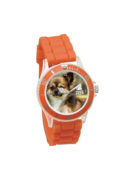 Reloj Casual Naranja Chihuahua