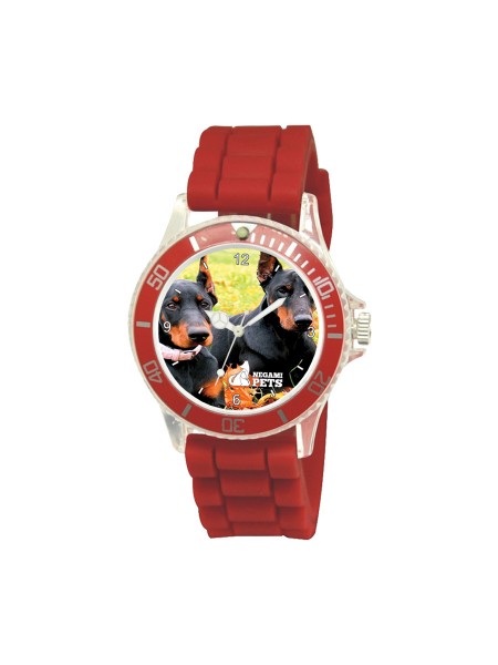Reloj Casual Rojo Doberman