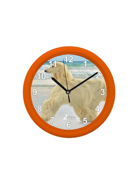 Reloj de Pared Naranja Afgano